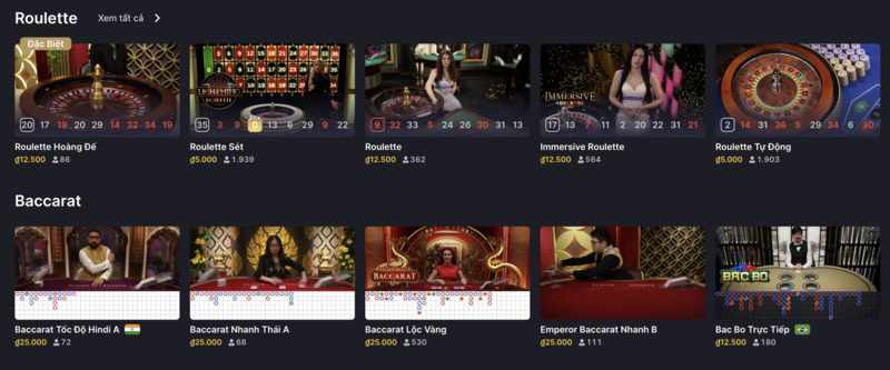 Giới thiệu về sảnh game Casino Lixi88