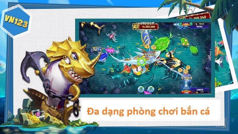 Phòng chơi bắn cá VN123 có gì?